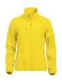 Dames Softshell Jas Clique Basic Lemon